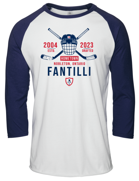 Classic Heritage Adam Fantilli Unisex Premium Three-Quarter Raglan T-Shirt | Swagsta