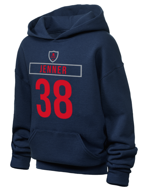 Away Jersey Boone Jenner Youth Hooded Sweatshirt | Swagsta