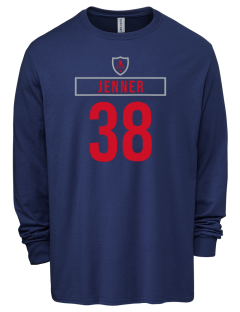 Away Jersey Boone Jenner Men's Premium Blend Long Sleeve-T-Shirt | Swagsta