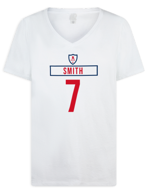 Home Jersey Brendan Smith Premium Ladies V-Neck T-Shirt | Swagsta