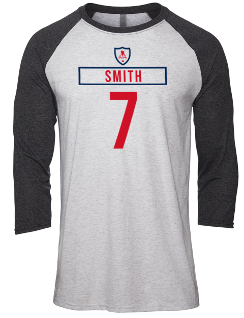 Home Jersey Brendan Smith Unisex Premium Three-Quarter Raglan T-Shirt | Swagsta