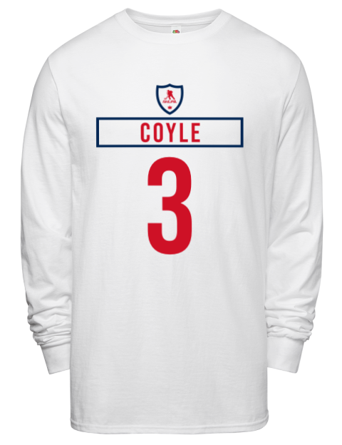 Home Jersey Charlie Coyle Men's Long-Sleeve T-Shirt | Swagsta
