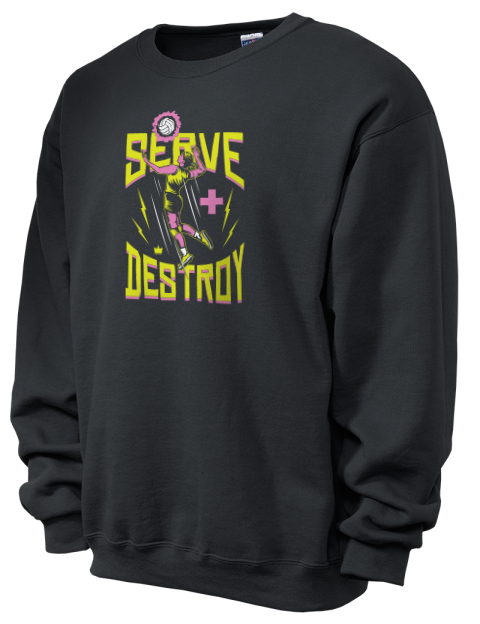 Serve & Destroy She Got Game Unisex Crewneck Sweatshirt | Swagsta