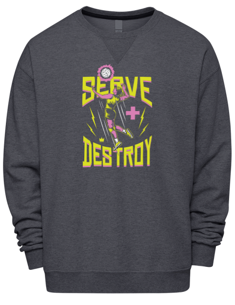 Serve & Destroy She Got Game Premium Unisex Crewneck Sweatshirt | Swagsta