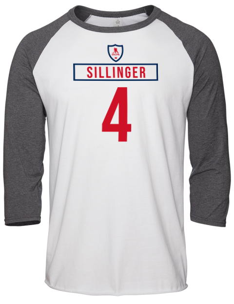Home Jersey Cole Sillinger Unisex Premium Three-Quarter Raglan T-Shirt | Swagsta