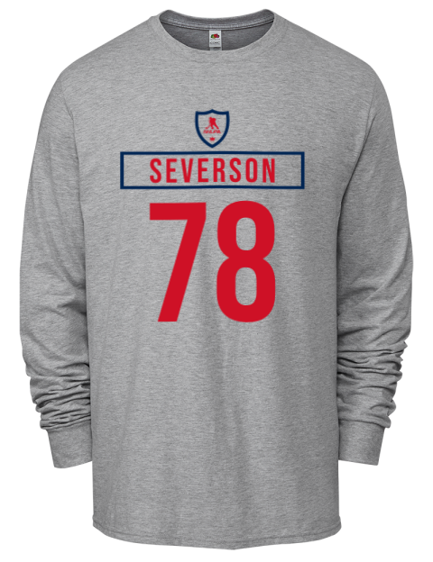 Home Jersey Damon Severson Men's Long-Sleeve T-Shirt | Swagsta