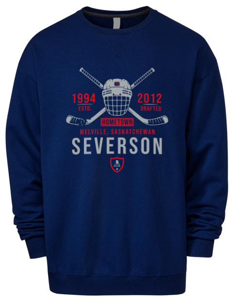 Heritage Damon Severson Premium Unisex Crewneck Sweatshirt | Swagsta