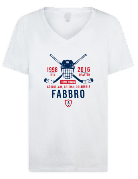 Classic Heritage Dante Fabbro Premium Ladies V-Neck T-Shirt | Swagsta