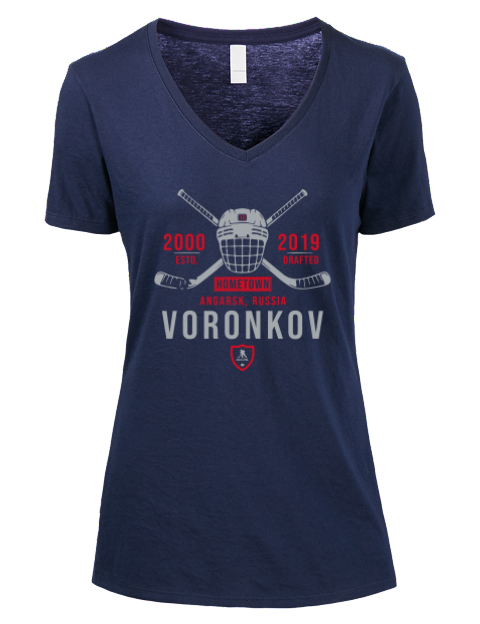 Heritage Dmitri Voronkov Premium Ladies V-Neck T-Shirt | Swagsta