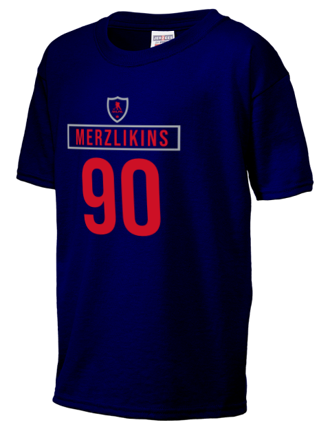 Away Jersey Elvis Merzlikins Youth T-Shirt | Swagsta