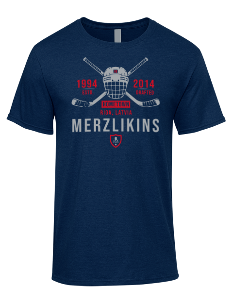 Heritage Elvis Merzlikins Premium Ring-Spun Cotton Unisex T-Shirt | Swagsta