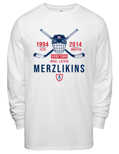 Classic Heritage Elvis Merzlikins Men's Long-Sleeve T-Shirt | Swagsta