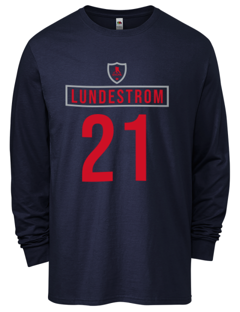 Away Jersey Isac Lundestrom Men's Long-Sleeve T-Shirt | Swagsta