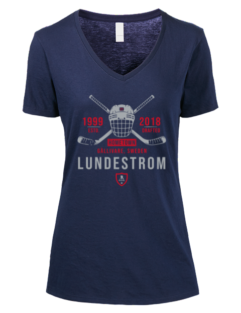 Heritage Isac Lundestrom Premium Ladies V-Neck T-Shirt | Swagsta