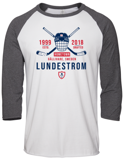 Classic Heritage Isac Lundestrom Unisex Premium Three-Quarter Raglan T-Shirt | Swagsta