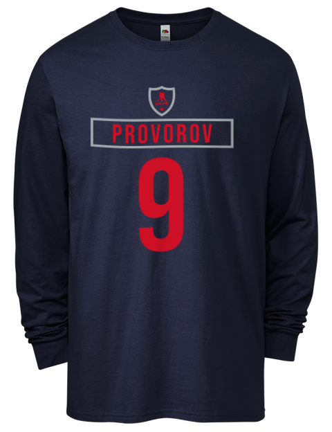 Away Jersey Ivan Provorov Men's Long-Sleeve T-Shirt | Swagsta