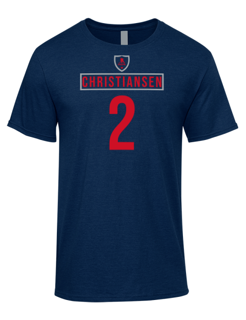 Away Jersey Jacob Christiansen Premium Ring-Spun Cotton Unisex T-Shirt | Swagsta