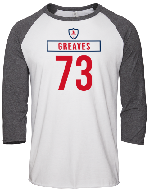 Home Jersey Jet Greaves Unisex Premium Three-Quarter Raglan T-Shirt | Swagsta