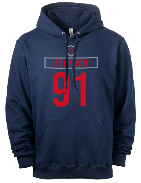 Away Jersey Kent Johnson Eco Premium Unisex Hooded Sweatshirt | Swagsta