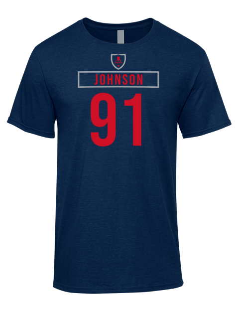 Away Jersey Kent Johnson Premium Ring-Spun Cotton Unisex T-Shirt | Swagsta