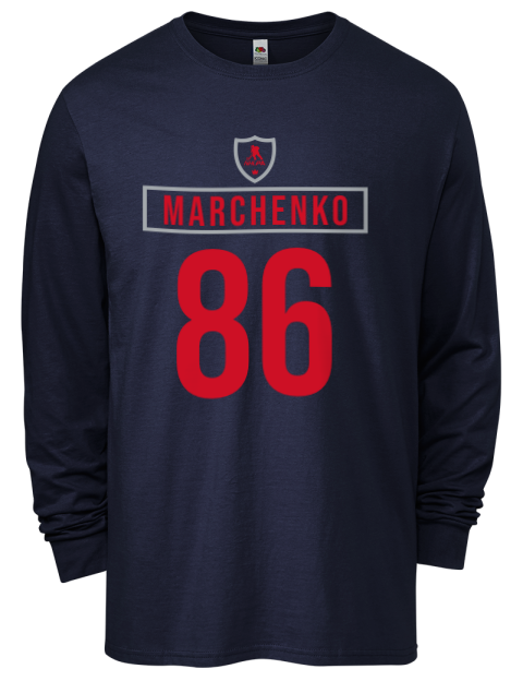 Away Jersey Kirill Marchenko Men's Long-Sleeve T-Shirt | Swagsta