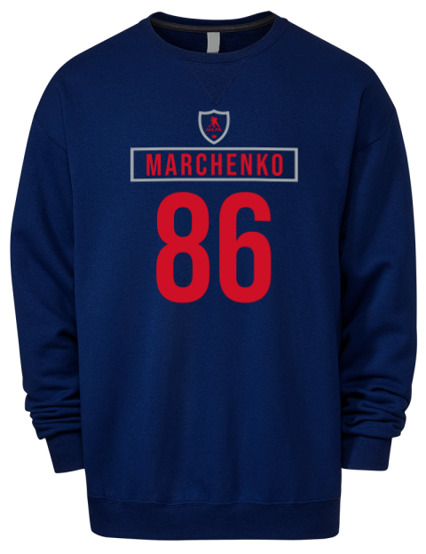 Away Jersey Kirill Marchenko Premium Unisex Crewneck Sweatshirt | Swagsta