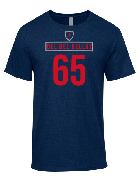Away Jersey Luca Del Bel Belluz Premium Ring-Spun Cotton Unisex T-Shirt | Swagsta