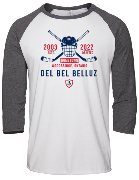 Classic Heritage Luca Del Bel Belluz Unisex Premium Three-Quarter Raglan T-Shirt | Swagsta