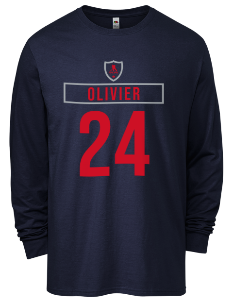 Away Jersey Mathieu Olivier Men's Long-Sleeve T-Shirt | Swagsta