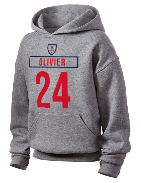 Home Jersey Mathieu Olivier Youth Hooded Sweatshirt | Swagsta