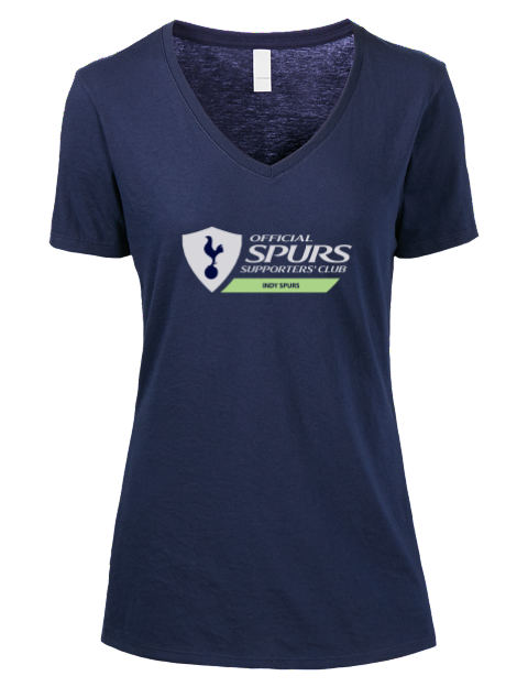 Official Edition Indy Spurs Premium Ladies V-Neck T-Shirt | Swagsta