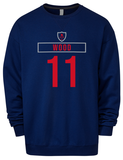Away Jersey Miles Wood Premium Unisex Crewneck Sweatshirt | Swagsta