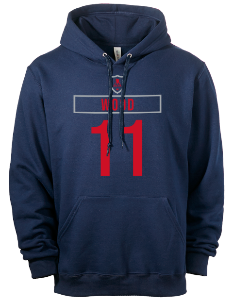 Away Jersey Miles Wood Eco Premium Unisex Hooded Sweatshirt | Swagsta