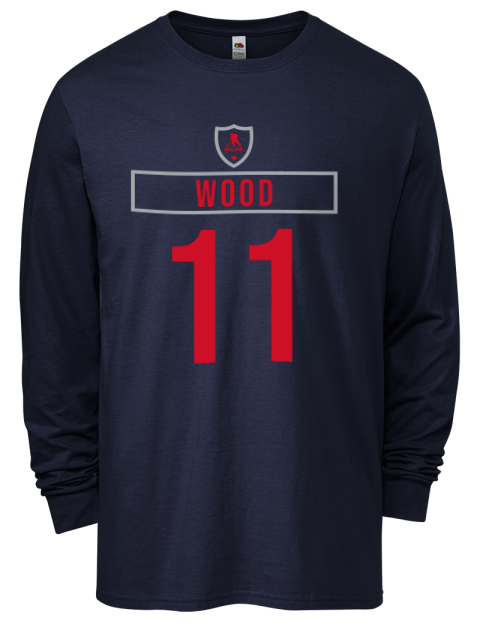 Away Jersey Miles Wood Men's Long-Sleeve T-Shirt | Swagsta