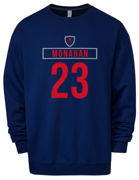 Away Jersey Sean Monahan Premium Unisex Crewneck Sweatshirt | Swagsta