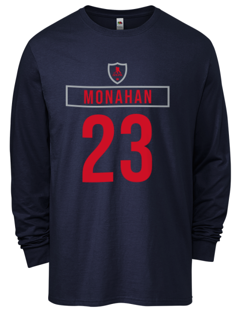 Away Jersey Sean Monahan Men's Long-Sleeve T-Shirt | Swagsta