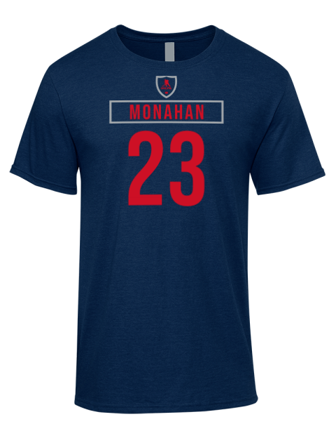 Away Jersey Sean Monahan Premium Ring-Spun Cotton Unisex T-Shirt | Swagsta