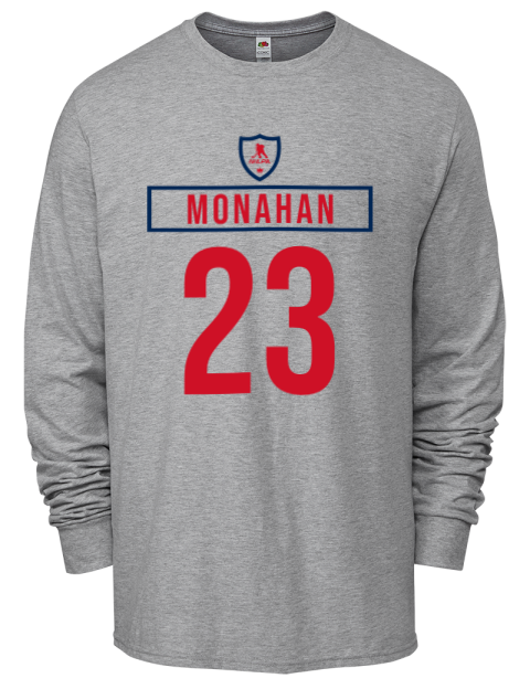 Home Jersey Sean Monahan Men's Long-Sleeve T-Shirt | Swagsta
