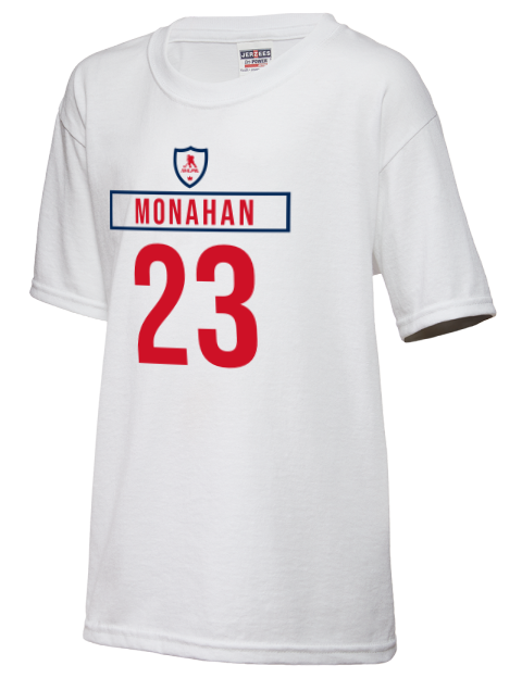 Home Jersey Sean Monahan Youth T-Shirt | Swagsta
