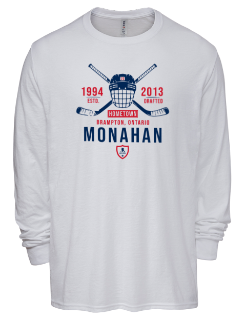 Classic Heritage Sean Monahan Men's Premium Blend Long Sleeve-T-Shirt | Swagsta
