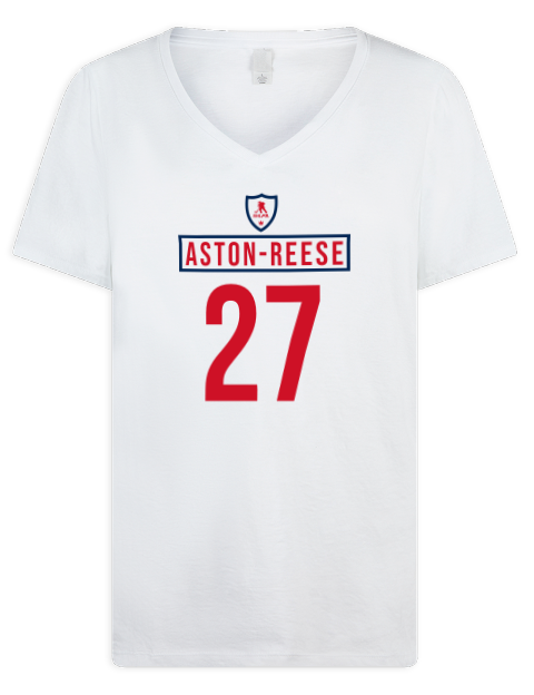 Home Jersey Zachary Aston Reese Premium Ladies V-Neck T-Shirt | Swagsta