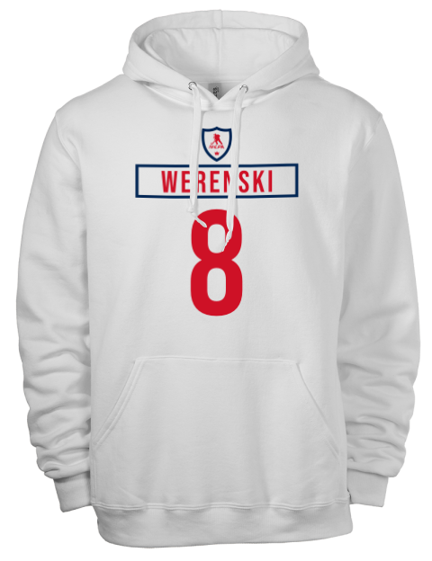 Home Jersey Zachary Werenski Eco Premium Unisex Hooded Sweatshirt | Swagsta