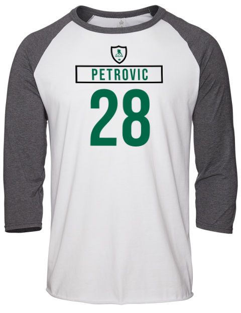 Home Jersey Alexander Petrovic Unisex Premium Three-Quarter Raglan T-Shirt | Swagsta