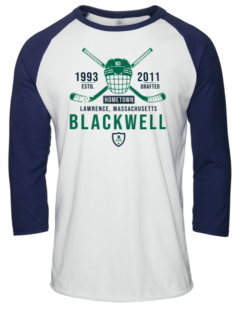Classic Heritage Colin Blackwell Unisex Premium Three-Quarter Raglan T-Shirt | Swagsta