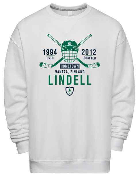 Classic Heritage Esa Lindell Premium Unisex Crewneck Sweatshirt | Swagsta