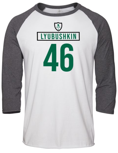 Home Jersey Ilya Lyubushkin Unisex Premium Three-Quarter Raglan T-Shirt | Swagsta
