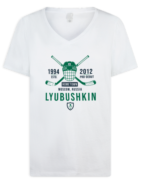 Classic Heritage Ilya Lyubushkin Premium Ladies V-Neck T-Shirt | Swagsta