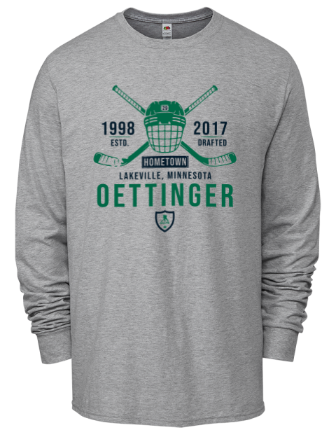 Classic Heritage Jake Oettinger Men's Long-Sleeve T-Shirt | Swagsta