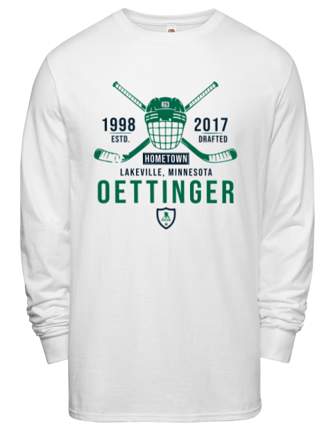 Classic Heritage Jake Oettinger Men's Long-Sleeve T-Shirt | Swagsta