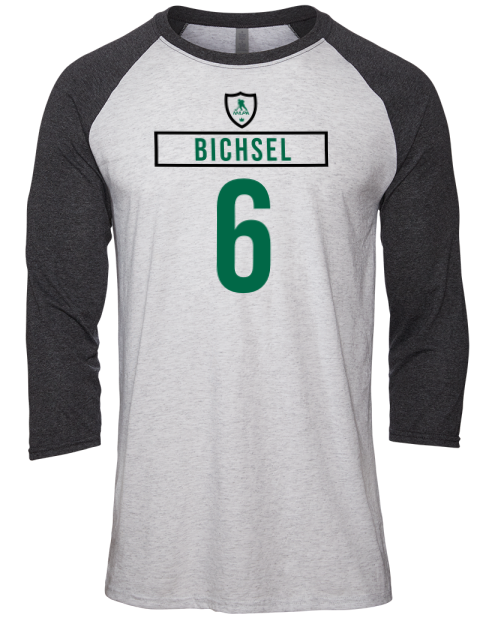 Home Jersey Lian Bichsel Unisex Premium Three-Quarter Raglan T-Shirt | Swagsta
